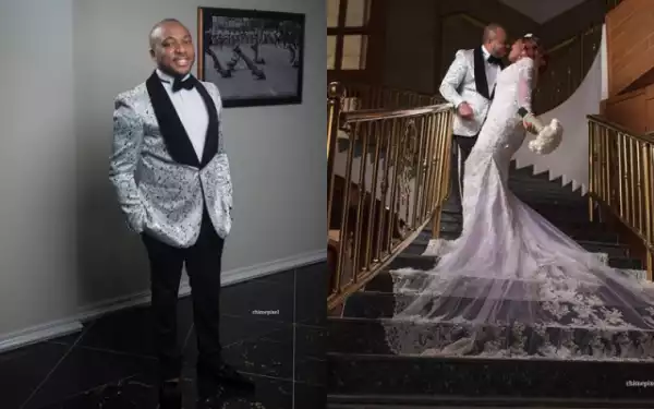 Chizzy Alichi Mbah shares her white wedding photos, and they are beautiful